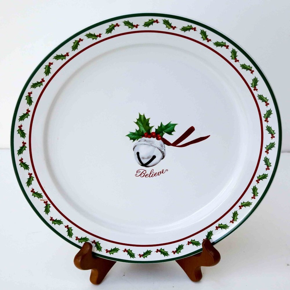 Hallmark Polar Express Believe Dinner Plate NEW